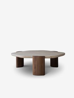 Collection Particuliere LOB Low Table by Christophe Delcourt for Collection Particuliere Furniture New Tables 43.3” L x 39.3” W x 13.7” H / Walnut / Wood Christophe Delcourt, Stone Tub, French Coffee Table, Lounge Table, Stone Table, Mid Century Desk, Low Table, Walnut Coffee Table, Teak Table