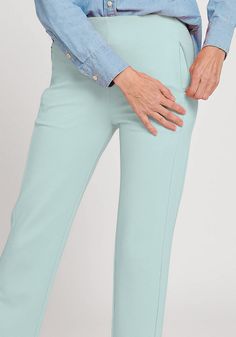 Perfect your day-to-night styling with the sleek Monroe Crop Trouser. This ponte pant has a relaxed fit, high rise, clean waist, and three zip pockets for secure storage. A versatile and modern essential, whether you're heading to work or out to dinner. Pair with a fitted tee and our Double-Breasted Blazer for an effortless, clean look. High-rise, slim-fit trouser with a straight leg and crop that sits just above the ankle. Features a 3" tuxedo-style side panel construction, 2” elastic waistband Ponte Pant, Tuxedo Style, Ponte Pants, Fitted Tee, Clean Look, Fashion Night, Slim Fit Trousers, Breasted Blazer, Double Breasted Blazer