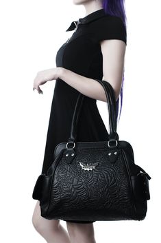 Webutant Handbag [B] | Killstar Killstar Clothing, 2010 Fashion, Birthday Wishlist, Grunge Style, Black Handbags, Gothic Fashion, Ballerinas, Small Bags, Fashion Lifestyle