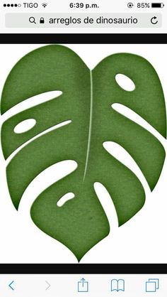 an image of a green leaf with the words grunt roar and short on it