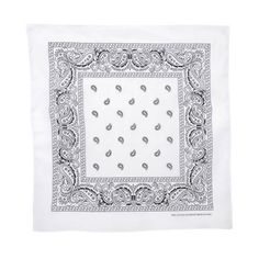 White Paisley Bandana. This White Paisley Bandana have a multitude of uses!    Perfect for western fashion, this bandana is not just for cowboys and cowgirls. You can hand out as a favor at your next themed party, use as a napkin at a summer barbecue or stuff hankie in gift boxes and bags for a colorful and reusable gift embellishment!    Wear in various ways, as this can fit in your pocket as a hanky, tied around your head, and around your arm or neck as a colorful apparel. You can even tie mul Western Inspired Outfits, Western Theme Party, Vintage Bandana, Striped Blankets, Cotton Bandanas, Sewing Pillows, Western Theme, Painted Denim, Kawaii Halloween