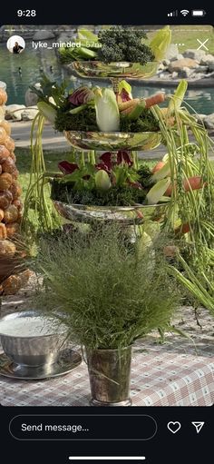 an image of food on a table in the middle of a cell phone photo taken by someone