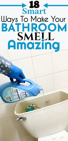 Bathroom Smell Hacks, Bathroom Freshener, Bathroom Fragrance, Cottage Journal, Bathroom Hacks, Home Air Fresheners