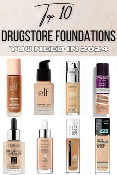 Best Foundation For Over 40, Best Coverage Foundation, Full Coverage Drugstore Foundation, Best Foundation For Dry Skin, Covergirl Foundation, Light Coverage Foundation, Dewy Foundation