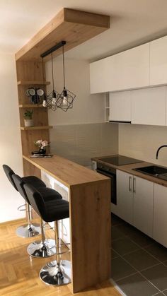 Tiny Kitchen Design, Modern Kitchen Design Open Concept, House Design Kitchen, Modern Kitchen Design Luxury, Kitchen Inspiration Design, House Interior Decor