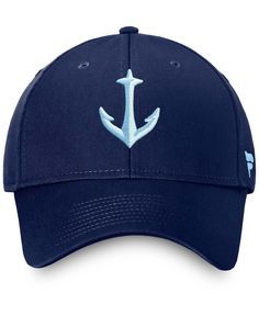 Start showing support for the Seattle Kraken with this Core Secondary Logo hat from Fanatics Branded. It features raised Seattle Kraken graphics on the front and the team name embroidered on the strap. In addition, the adjustable closure will allow you to choose which fit is most comfortable. Navy Sports Hat For Summer, Navy Snapback Hats For Beach, Navy Nautical Beach Hat, Nautical Navy Beach Hat, Blue Flat Bill Beach Hat, Blue Flat Bill Hat For Beach, Secondary Logo, Seattle Kraken, Logo Hat