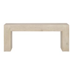 a white wooden bench on a white background