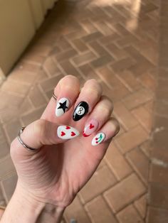 Short Nail Inspo, Disneyland Nails, Short Nail Manicure, Mode Ulzzang, Mens Nails, Hello Nails, Happy Nails, Casual Nails