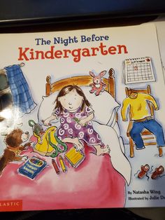 a children's book about the night before kindergarten