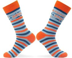 PRICES MAY VARY. 🧦 Stylish Socks with Humor- These stylish dress socks keep you looking sharp while bringing a smile to someone’s day. FunnyFeet socks are colorful, trendy patterns, but include a joke to add extra style points in conversation. Sitting in a meeting & need to lighten the mood- pull up your pant leg and share a joke. You will have your coworkers smiling and wanting a pair of their own! 🌎 For all occasions- These cool fashionable socks are perfect for the office, casual wear, date Office Casual Wear, Funny Socks For Men, Gifts For Dad From Daughter, Mens Novelty Socks, Silly Socks, Groomsmen Socks, Trendy Patterns, Mens Dress Socks, Stylish Socks