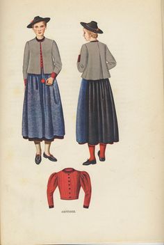 Tirol - Osttirol Germany Clothes, Folk Clothing, Sasha Doll, Country Fashion, History Projects, Sound Of Music, Historical Clothing