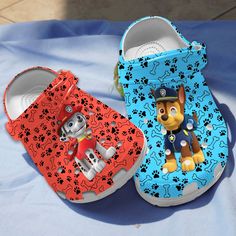 Paw Patrol Classic Clogs For Kids And Adults Fun Non-slip Clogs With Round Toe, Non-slip Round Toe Fun Clogs, Non-slip Round Toe Clogs, Fun Closed Toe Clogs For The Beach, Fun Closed-toe Beach Clogs, Fun Closed Toe Beach Clogs, Fun Synthetic Clogs For The Beach, Fun Synthetic Clogs For Beach, Fun Non-slip Slip-on Clogs