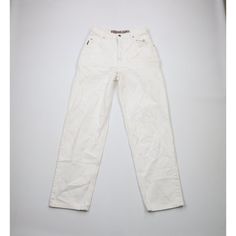 Nos Vtg 90s Streetwear Mens 30x32 Relaxed Loose Fit Wide Leg Denim Jeans White Mens Jeans New With Defects. Has Stains On The Front And Back Of Both Legs Mens Size 30 Measurements Are: 15 Inches Across The Waist Laid Flat 32 Inch Inseam 44 Inches From Top To Bottom 8.25 Inch Leg Open White Cotton Check Out My Other Items In My Store! Pr1588 Hh White Retro Jeans With Relaxed Fit, White Relaxed Fit Retro Jeans, White Retro Relaxed Fit Jeans, White Denim Bottoms In 90s Style, 90s White Denim Bottoms, Vintage White Streetwear Bottoms, Retro High Rise White Jeans, Vintage White Bottoms For Streetwear, Vintage Style White Bottoms For Streetwear