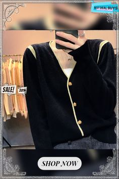 Temperament Small Incense Wind Knitted Cashmere Cardigan Women Autumn Winter New V-neck Loose Thin Sweater Short Wool Coat Short Wool Coat, Cardigan Women, Cashmere Cardigan, Cardigan Tops, Sweater And Shorts, Wool Coat, Cardigans For Women, Incense, Autumn Winter