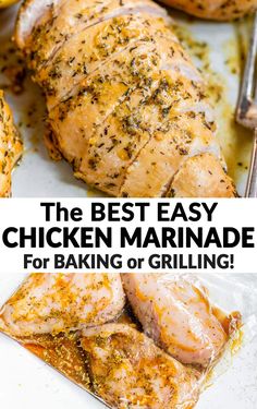 the best easy chicken marinade for baking or grilling