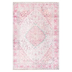 Flatweave Area Rug, Vintage Medallion, College Room, Synthetic Rugs, Inspire Me Home Decor, Preppy Room, Pink Area Rug, Rugs Usa