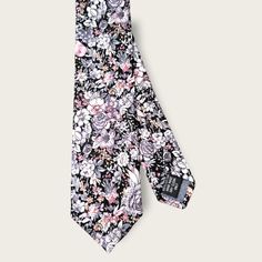 Treat yourself with a new pattern and splash of color to your look with this unique tie set. 100% Cotton Handmade Package Includes: Slim Tie Length: 57" Width: 2.6" Warm iron if needed Black Summer Business Ties, Summer Formal Ties With Floral Print, Black Ties As A Summer Gift, Multicolor Standard Tie For Summer, Summer Neckwear As Gift, Fitted Neckwear For Summer Gifts, Summer Floral Print Tie, Summer Floral Print Standard Tie, Black Ties For Spring