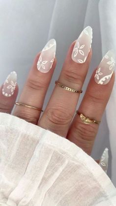 Revamp your manicure with some of the most trending summer nail ideas on Pinterest and Instagram! Guaranteed to get compliments! Milky Nails, Graduation Nails, Colorful Nails, White Nail, Bridal Nails, Prom Nails, Classy Nails, Chic Nails