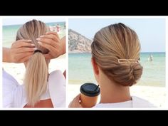 Take Care Of Curly Hair, Shorts Braids, Hair Hack, Hair Upstyles, Peinados Fáciles Para Cabello Corto, Hair Tutorials For Medium Hair