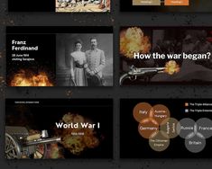 World War I Presentation I WWI I History Presentation in Canva Template - Etsy Vietnam