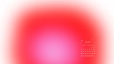 a red and pink wallpaper with a calendar on the left side, in front of a white background