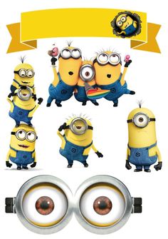 the despicable minions from despicable me are ready to be cut out