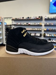 These are a pair of Jordan 12 Reverse Taxi in a size 8. They are 100% authentic. The shoes are in preowned condition meaning they have been worn multiple times. They have signs of wear like dirt, grip loss, and creasing. Please examine the photos because they will come in the exact condition as shown. They do not come with the original box. It will be shipped double boxed to protect the shoes. All orders ship 1-2 days of payment. Any questions feel free to reach out. Feedback speaks for itself. Thank Air Jordan 12, Air Jordan 12 Retro, Jordan 12 Retro, Jordan 12, Jordans 12, Air Jordan, Air Jordans, Athletic Shoes, Original Box