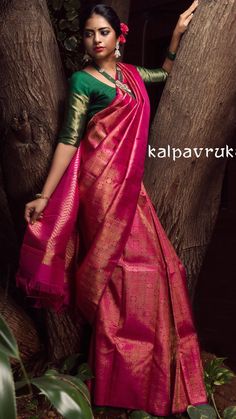 Kanjivaram Sarees Silk, Kanjivaram Saree, Silk Saree Kanchipuram, Indian Saree Blouses Designs, Silk Saree Blouse Designs