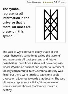 an article about the symbol for different types of lines and shapes, with text below it