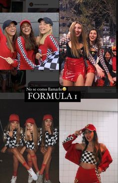 Formula 1 Costume Halloween, Racegirl Costume, Nascar Outfit For Women Halloween, F1 Halloween Costume Women, Race Car Girl Costume, Race Girl Costume, F1 Costume Women, Carnaval Outfit Women, Disfraces Carnaval Originales Ideas