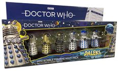 the doctor who minis are in their packaging