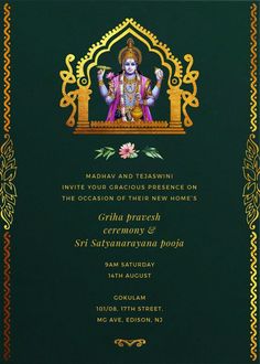 Gruhapravesam Invitation Card Template, Indian House Warming Invitations Template, House Warming Ceremony Invitation Indian, Indian House Warming Invitations, House Warming Invitations Indian Template, New House Invitation Card, House Opening Invitation Card, Gruhapravesam Invitation Card, Satyanarayana Pooja Invitation Card