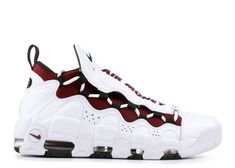 Air More Money 'Mo' Money' - Nike - AJ2998 100 - white/black-university red | Flight Club Zapatillas Nike Air, Futuristic Shoes, Air Force Shoes, Nike Air More, Nike Fashion Shoes, Kicks Shoes, Jordan Shoes Retro, Flight Club, Nike Air Shoes