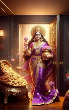 Devi Images Hd, Lucky Wallpaper, Aadi Shakti, Shakti Goddess, Lord Photo, Lakshmi Images, Indian Goddess, Lord Ganesha Paintings, Lord Vishnu Wallpapers