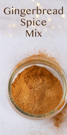 Homemade Gingerbread Spice Mix is quick and easy to make, and the perfect addition to your holiday baking and beverages!