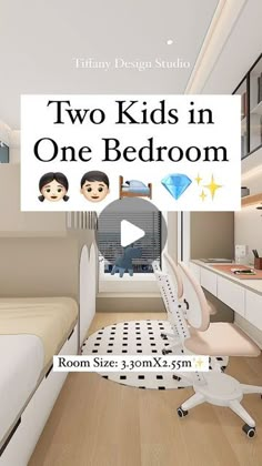 Tiny Bedroom For 2 Sisters, Diy Shared Bedroom Ideas, 2kids Bedroom Ideas, Kids Room Design Bunk Bed, Small 2 Kids Bedroom Ideas, Small Room 2 Kids Bedrooms, Small Room Boys Bedroom, Small Bedroom For 2 Kids, Small Room For 2 Kids