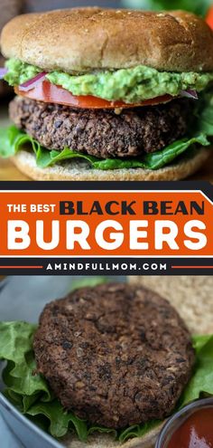 Want a meatless option for your 4th of July food? This easy summer recipe lets you have the BEST black bean burgers! Full of incredible flavor, these veggie burgers will win over both vegetarians and carnivores! Inexpensive Dinner Recipes, Vegan Black Bean Burger, Black Bean Burger Recipe, Meatless Burgers, Easy Burger Recipe, Black Bean Burger, Mushrooms And Onions, Veggie Burgers Recipe, Bean Burgers