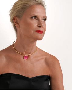 Introducing our exquisite Bolein Hot Pink Choker Necklace, adorned with a resplendent large pink spinel quartz gem, crafted to transport you into the realm of timeless beauty and legendary allure. Inspired by the captivating tales of Ancient Greek mythology, this enchanting piece effortlessly merges the opulence of gold with the vibrancy of pink spinel, symbolizing strength, rebirth, and the power of nature. Unveil your innate radiance as you embrace the versatility of this extraordinary necklac Ethereal Goddess, Pink Choker Necklace, Ancient Greek Mythology, Pink Choker, Raw Turquoise, Big Necklace, Modern Necklace, Necklace Big, Pink Spinel