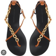 "Euc" Gorgeous Looking Chain & Leather Sandals By Giuseppe Zanotti. Brown/Rust Leather With Gold Tone Chain, Adjustable Ankle Strap, Almond Toe, Criss Cross Look, Leather Upper, Foot Bed & Soles, Low 1/2" Heel, Great Condition, No Wearing On Uppers, Light Scuffing To Soles:) Rt.695.00 Approx. Size 38/Us 8, Foot Bed Measures 9.5" For Reference. * The Chain Hangs Like A Piece Of Jewelry. Elegant Summer Sandals With Chain Strap, Luxury Sandals With Chain Strap For Summer, Summer Formal Sandals With Chain Strap, Formal Summer Sandals With Chain Strap, Leather Sandals With Chain Strap And Open Heel, Luxury Sandals With Chain Strap For Spring, Luxury Chain Strap Sandals For Spring, Zanotti Shoes, Giuseppe Zanotti Shoes