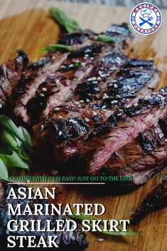 Asian Skirt Steak Recipes, Teriyaki Skirt Steak, Grilling Recipes Steak, Cooked White Rice, Recipes Steak