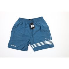 Nos Vintage 90s Adidas Mens Xl Spell Out Big Logo Nylon Running Soccer Shorts Mens Shorts New With Tags Mens Size Xlarge Measurements Are: 15 Inches Across The Waist Laid Flat 7 Inch Inseam 20 Inches From Top To Bottom Blue Nylon Check Out My Other Items In My Store! Pr1538 Hh Adidas Sports Nylon Shorts, Adidas Nylon Sports Shorts, Adidas Sporty Nylon Shorts, Adidas Bottoms For Streetwear, Adidas Bottoms For Summer Streetwear, Adidas Summer Streetwear Bottoms, Casual Blue Nylon Shorts, Adidas Blue Relaxed Fit Bottoms, Adidas Streetwear Shorts For Summer