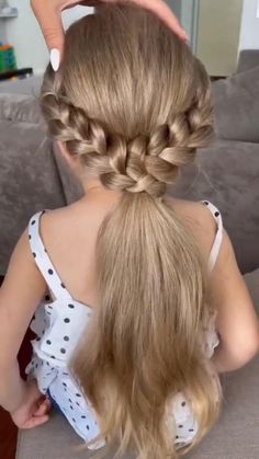 Girls Hairstyles Easy, Kadeřnické Trendy, Toddler Hairstyles, Toddler Hairstyles Girl, Vlasové Trendy, Hair Braid Videos