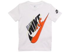 A to Z Shop Our eBay Store About Us Contact Us Add to Favorite Sellers Nike Little Boy's T-Shirt Short Sleeve Crew Neck Split Swoosh White Nike Little Boy's T-Shirt Short Sleeve Crew Neck Split Swoosh White Product Description: Model: 86J351-001 Athletic Cut Short Sleeve Crew Neck Split Swoosh Graphic Logo With Embroidery At Front Swoosh Logo On Left Sleeve Made Of: 100% Cotton Made In: Vietnam  164140-4    Payment   After winning an item in auction or completing a Buy-It-Now purchase you must u Nike Sporty Top With Logo, Sporty Nike Top With Logo, White Product, Swoosh Logo, Graphic Logo, White Nike, A To Z, Casual Fit, Boys T Shirts