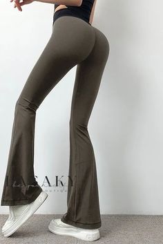 Lasaky - Premium High-Waisted Yoga Bell-Bottom Pants: Experience Unparalleled Comfort with a Stylish Wide-Leg Fit Bell Bottom Pants, Second Skin, Bell Bottoms, Wide Leg, Jumpsuit, High Waisted, Yoga, Skin, Pants