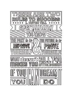 a black and white poster with the words, if you can't dream it