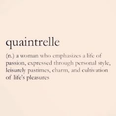 the words quantrielle are written in black and white