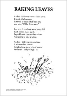 the poem is written in black and white with an image of two pairs of skis falling