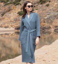 Robe For Women, Womens Pjs, Waffle Fabric, Body Temperature, Waffle Weave, Dressing Gown, Womens Loungewear, Coming Home, Shawl Collar