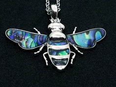 Excited to share the latest addition to my #etsy shop: Bumble Bee Necklace - Bee Pendant - Bumble Bee Jewelry - Abalone Seashell Jewelry #jewelry #blue #bohohippie #earrings #shell #bee #bumblebee #nature #animal #insect #beejewelry #beependant #beenecklace #abalone #abaloneshell #abalonejewelry #abalonenecklace #abalonependant #pauashell #beegift #beeaccessories  https://etsy.me/2JfSPlI Bumble Bee Jewelry, Insect Necklace, Bumble Bee Necklace, Treasure Jewelry, Casual Necklaces, Bee Jewelry