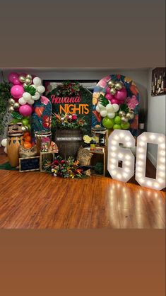 an image of a party with balloons and decorations